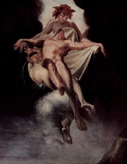 Johann Heinrich Fuseli Sleep and Death carrying away Sarpedon of Lycia France oil painting art
